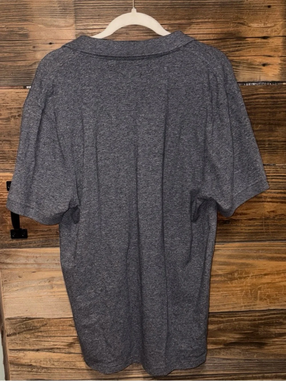 J. Crew Men's Heather Grey Polo Shirt